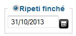 Evento giornaliero ripeti finche